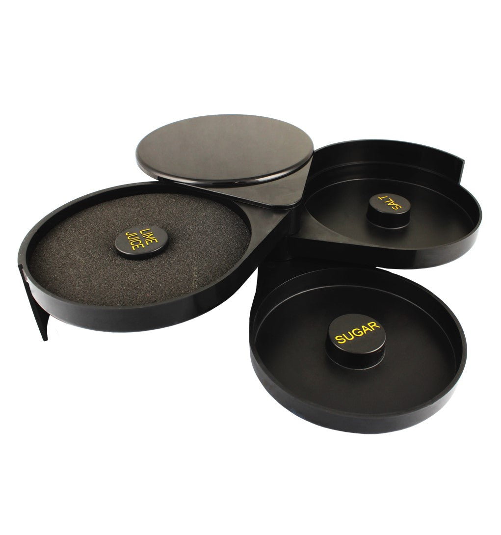 ESCARCHADOR PARA BAR PLASTICO 3 COMPARTIMIENTOS     SKU : 122-002-003