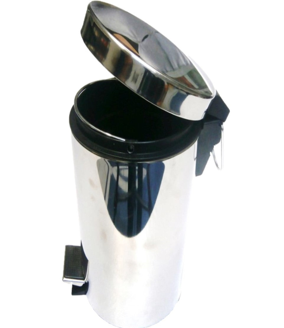 BOTE DE BASURA ACERO INOXIDABLE SLOW CLOSE 30L     SKU : 130-002-030