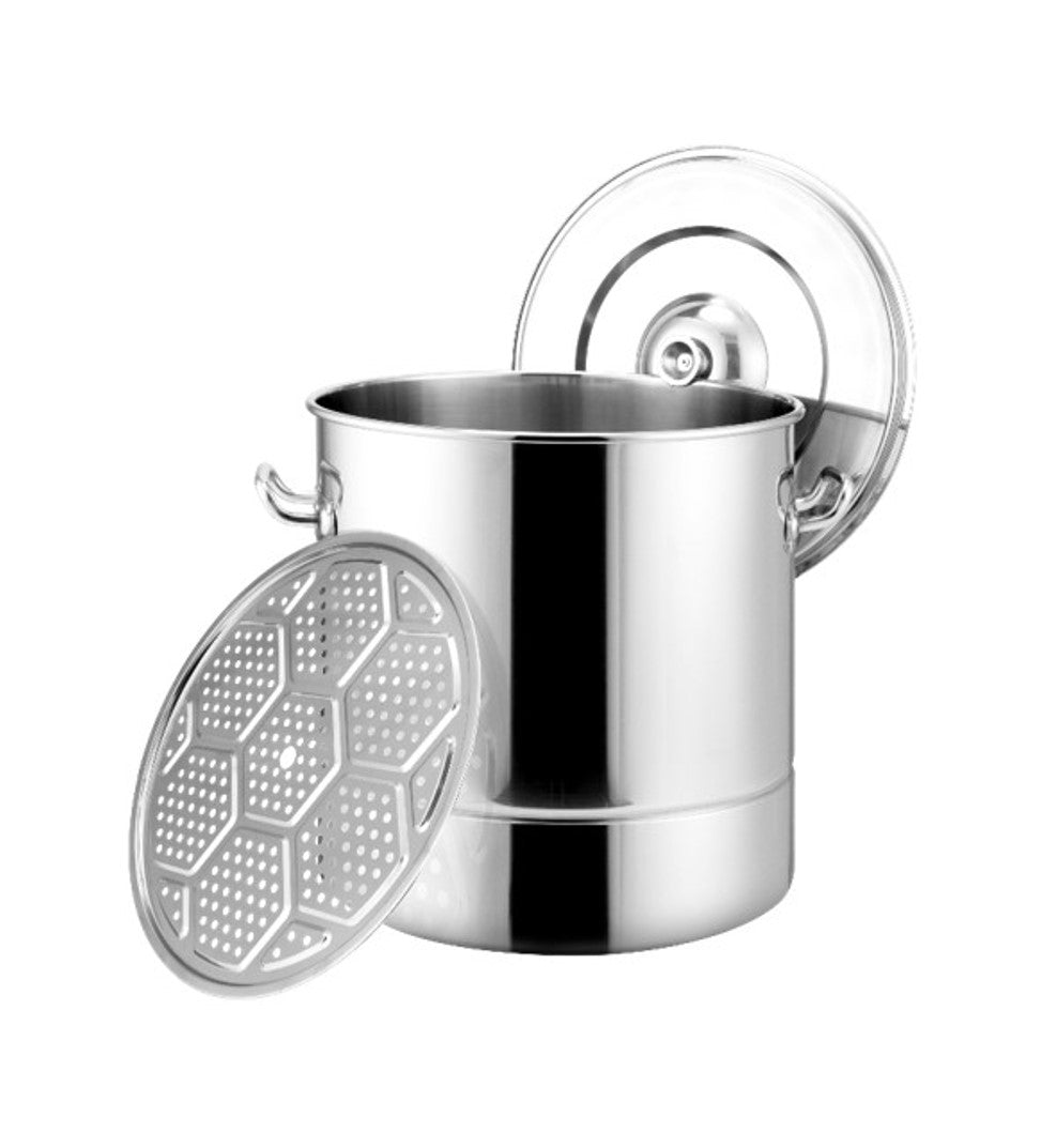 VAPORERA DE ACERO INOXIDABLE CON DISCO VAPORIZADOR ESPESOR 0.7MM 33L 35X35 SKU : 141-101-033