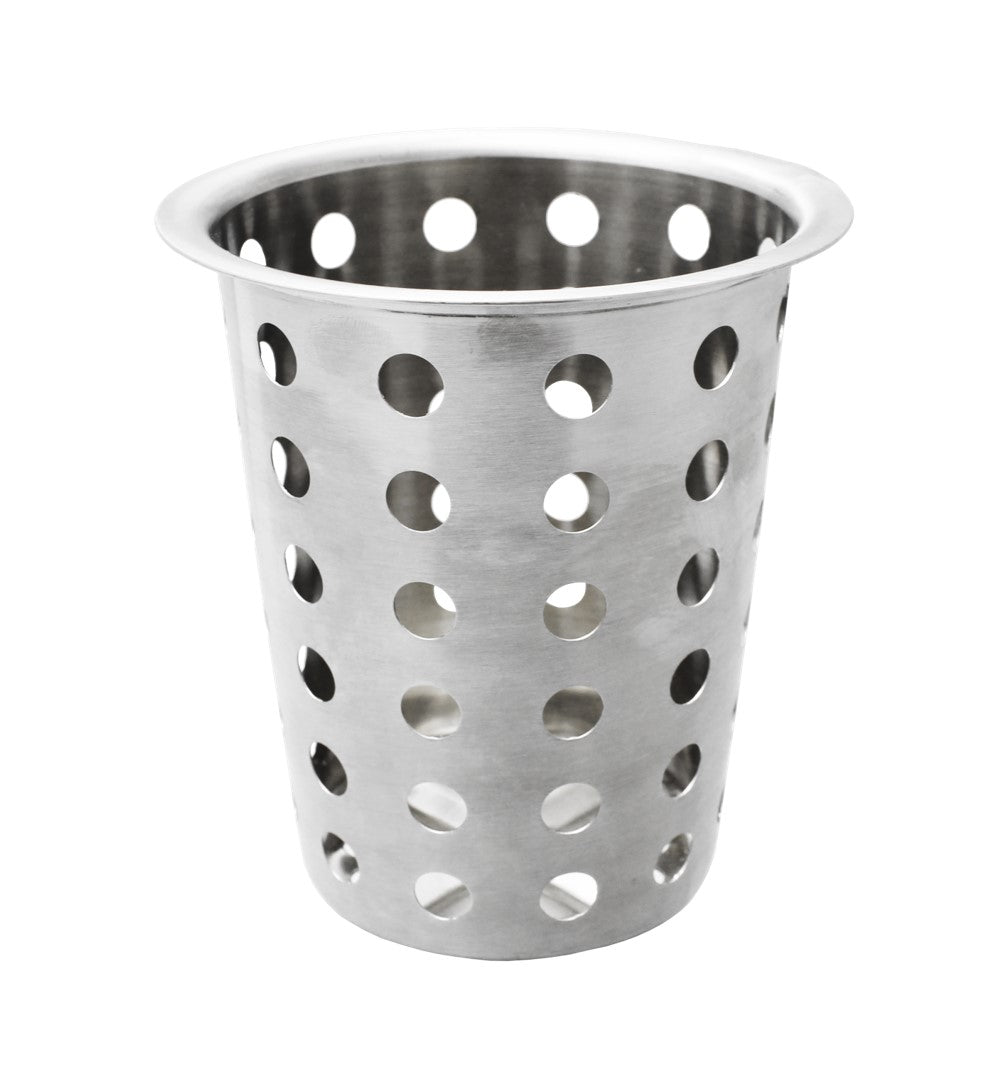 CILINDRO PORTA CUBIERTOS PERFO ACERO INOXIDABLE     SKU : 146-003-008