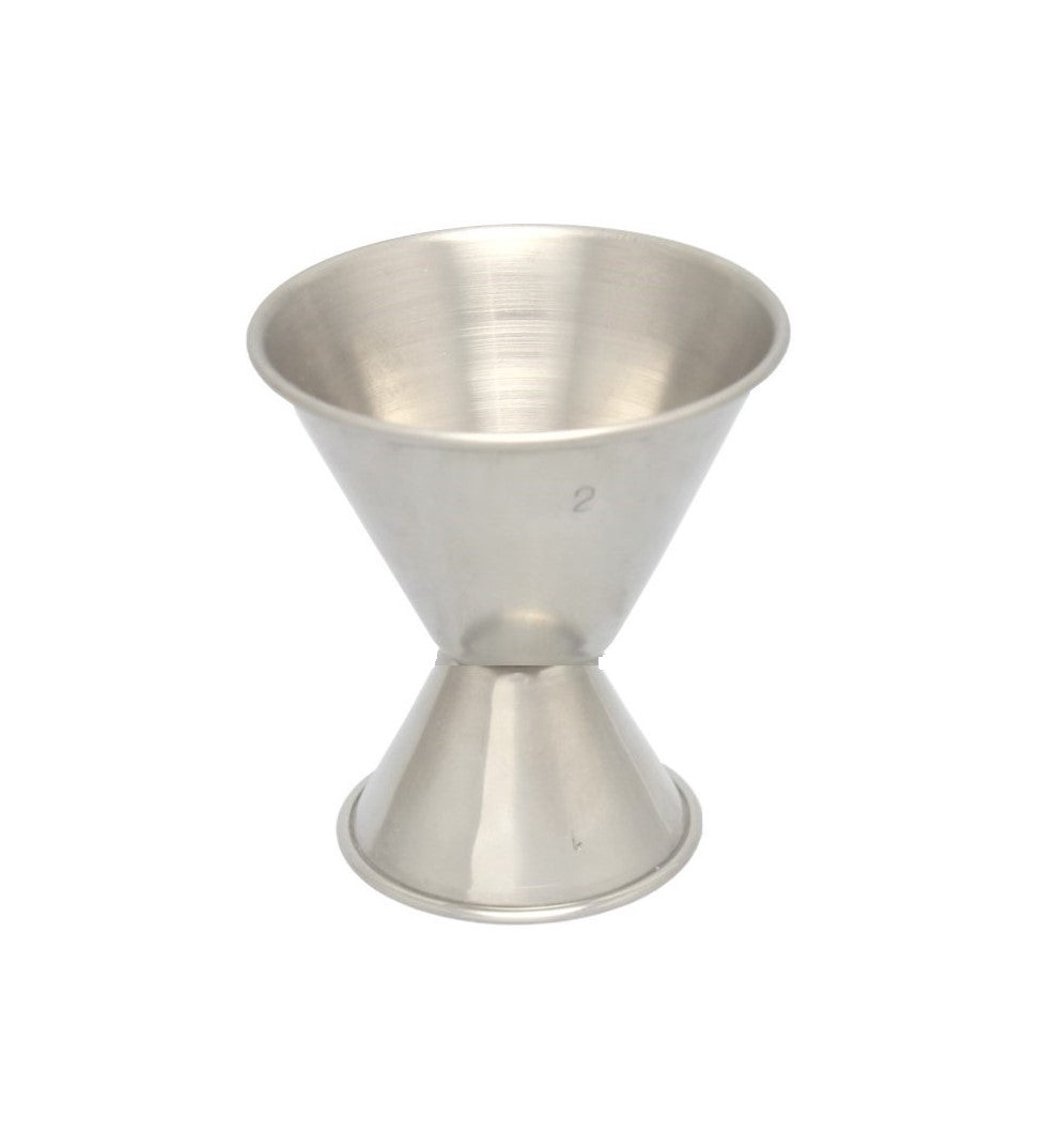 JIGGER ACERO INOXIDABLE 2 X 1/2 OZ     SKU : 146-003-012