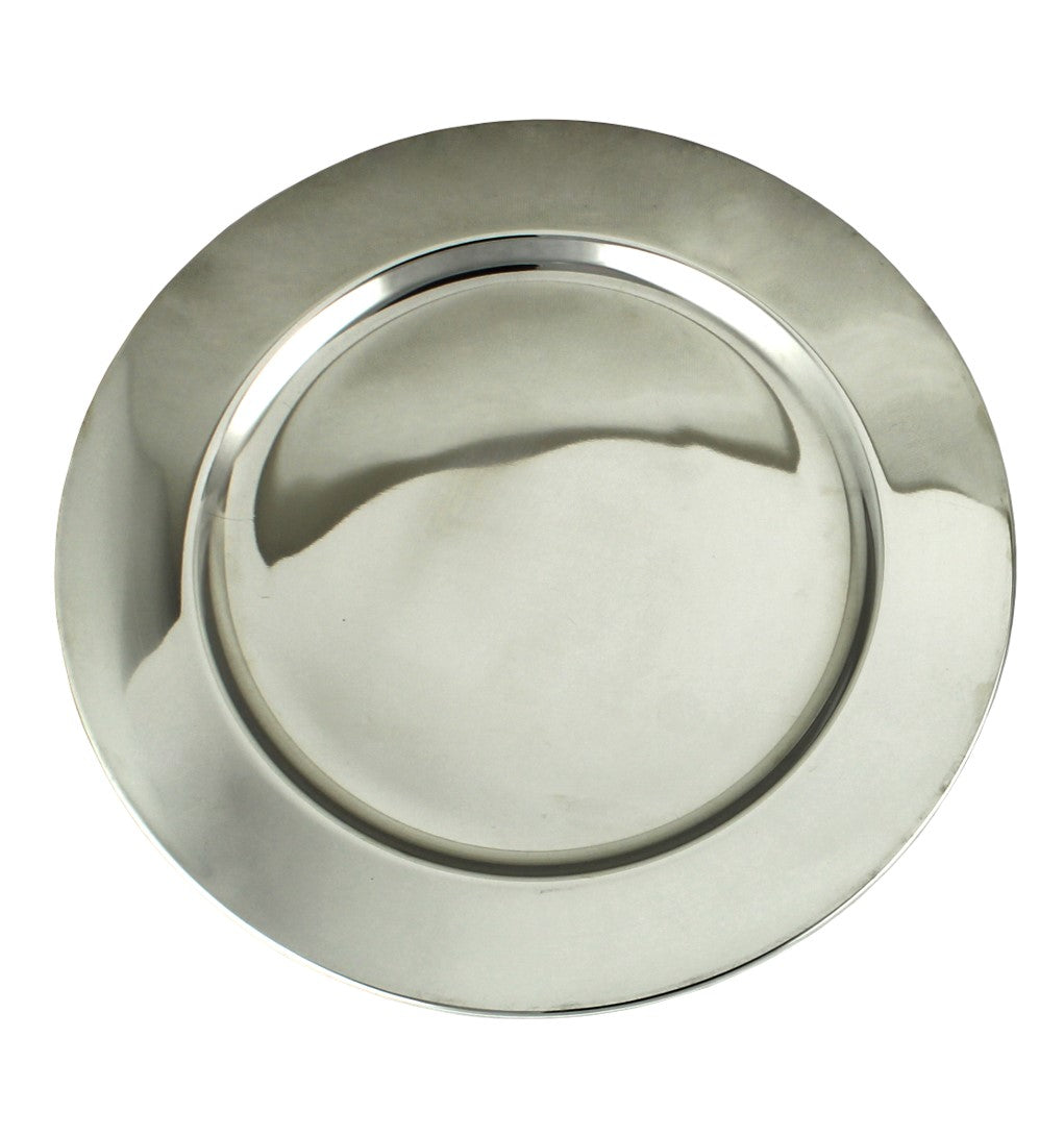 PLATO BASE ACERO INOXIDABLE 33CM SKU : 146-013-033