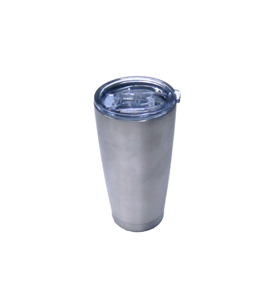 VASO TERMO 20 OZ ACERO INOXIDABLE GRIS METALICO SKU : 150-101-020