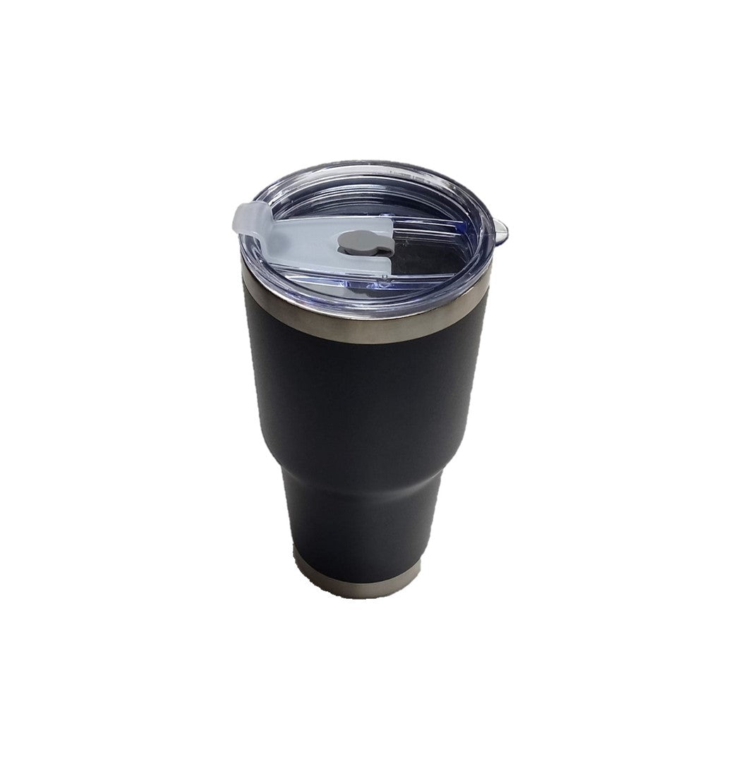 VASO TERMO 30 OZ DE ACERO INOXIDABLE NEGRO SKU : 150-203-030
