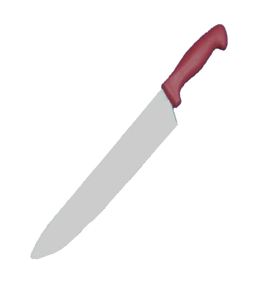 CUCHILLO CHEF 10" ROJO OBLICUO SKU : 152-101-510