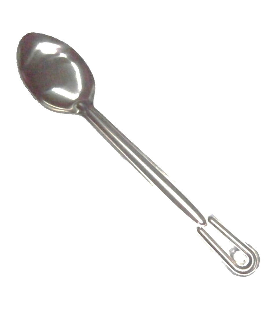 CUCHARA PARA COCINAR ACERO INOXIDABLE 38CM LISA SKU : 155-001-038