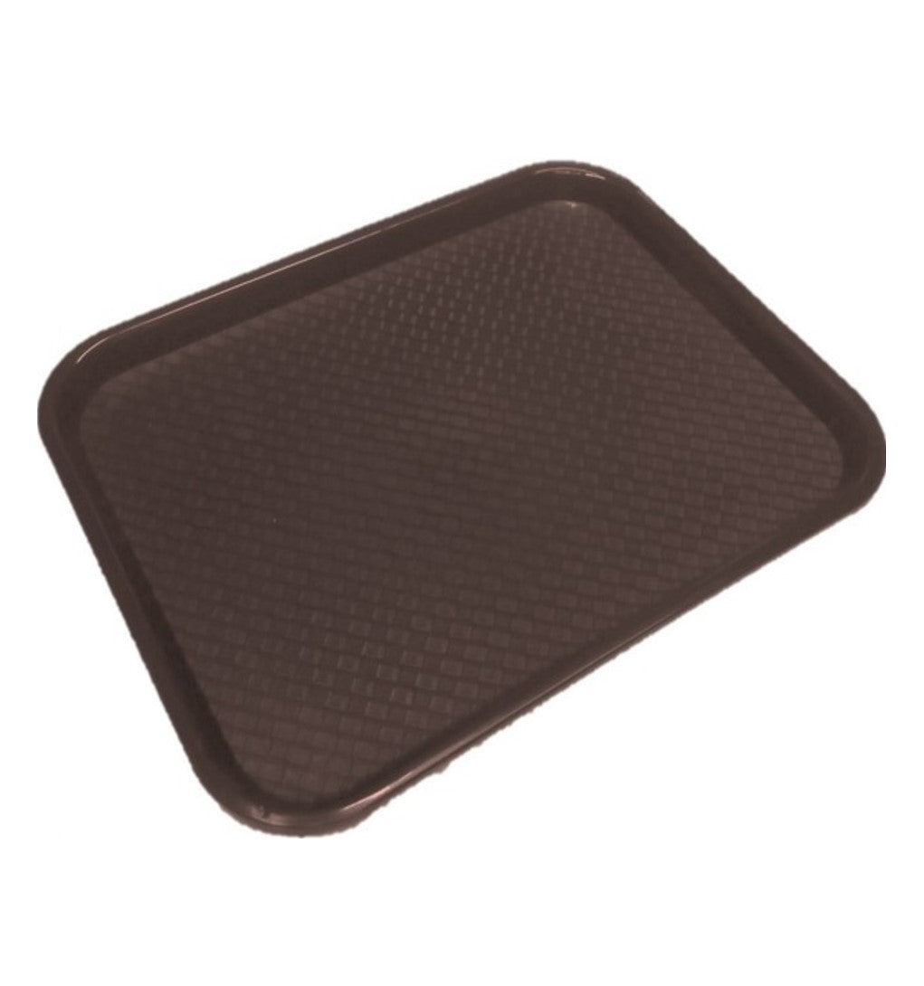 CHAROLA FAST FOOD PLASTICO CAFE 12X16" SKU : 156-003-001