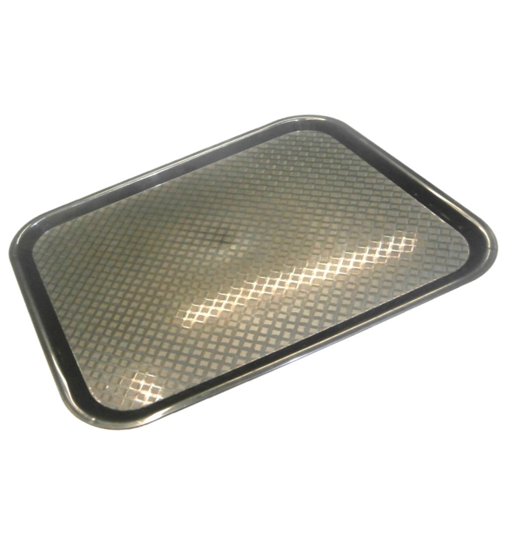 CHAROLA FAST FOOD PLASTICO NEGRA 14X18" SKU : 156-004-006