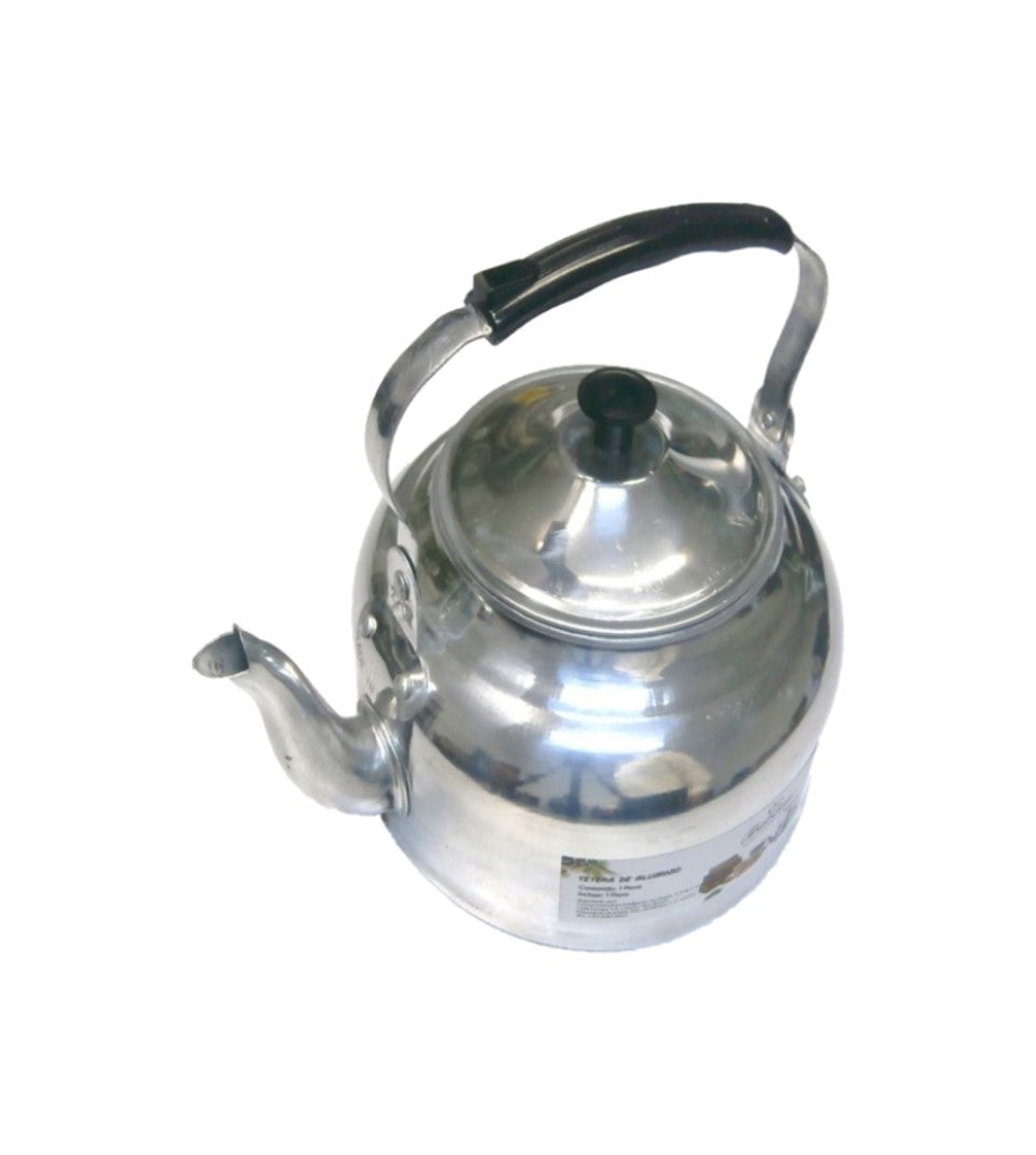 TETERA DE ALUMINIO 14CM, 1 LITRO SKU : 180-001-001