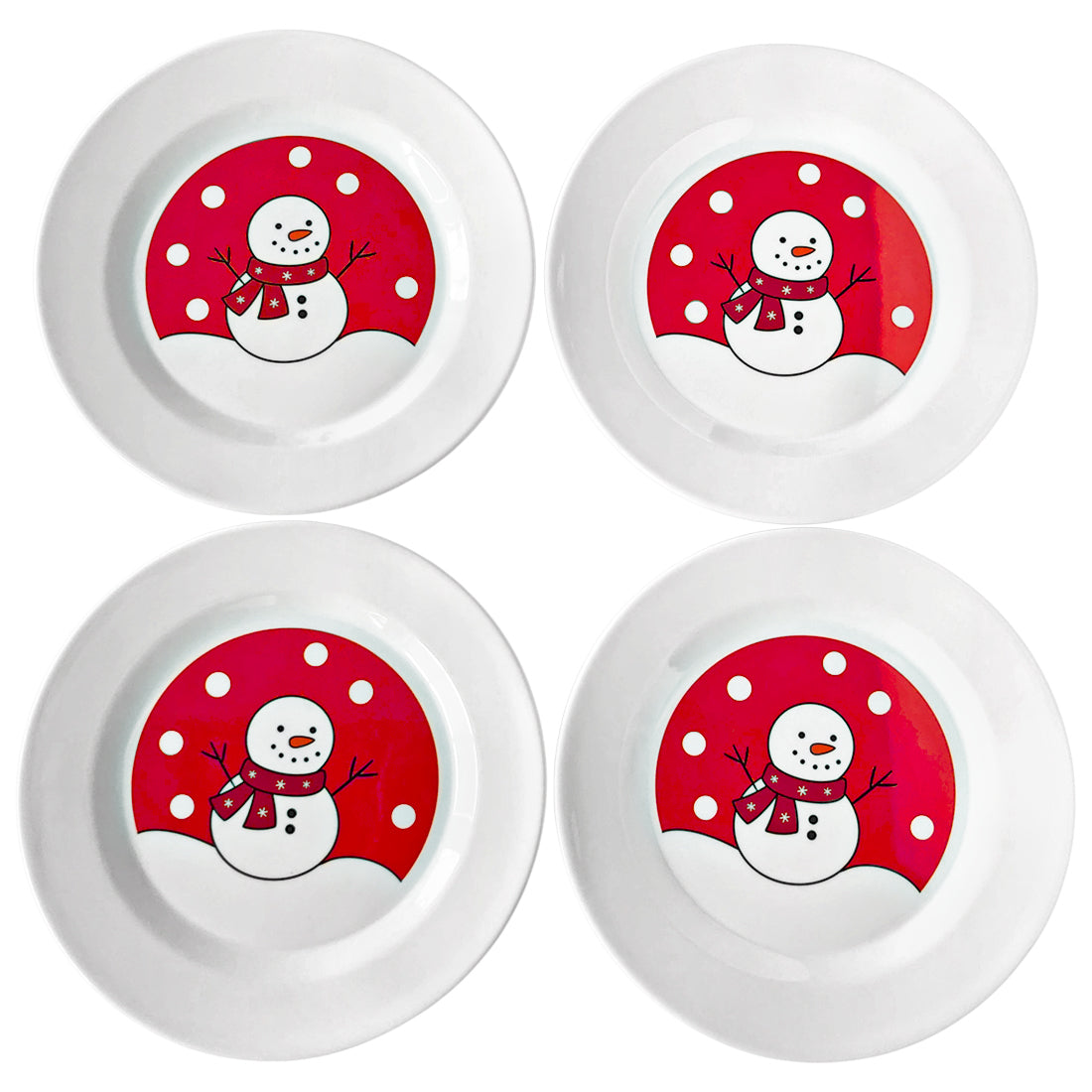 SET 4 PLATOS TRINCHE 11" MELA NAVIDAD           SKU : 003-026-906