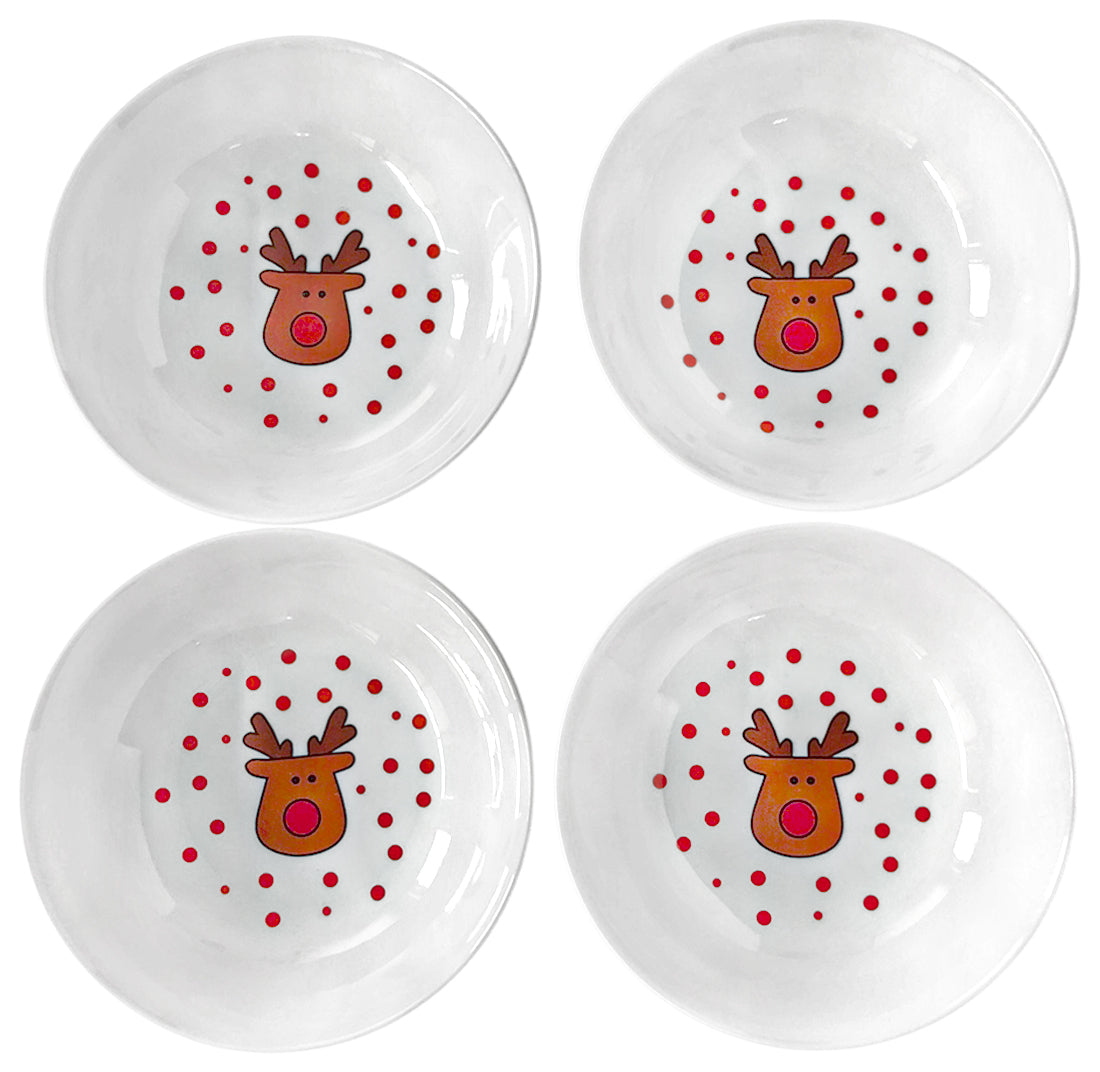SET 4 TAZONES 6" MELAMINA NAVIDAD          SKU : 003-026-924