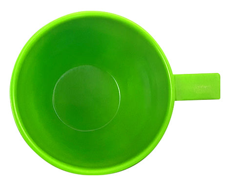 TAZA 8 X 7 CM DE MELAMINA VERDE     SKU : 004-005-018
