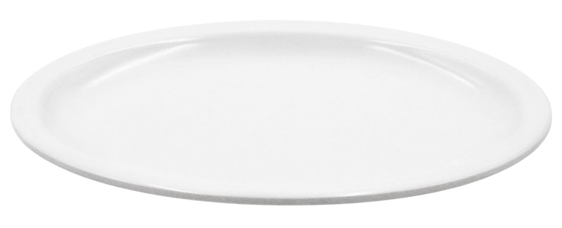PLATO OVALADO 11.5" DE MELAMINA BLANCO     SKU : 004-009-101