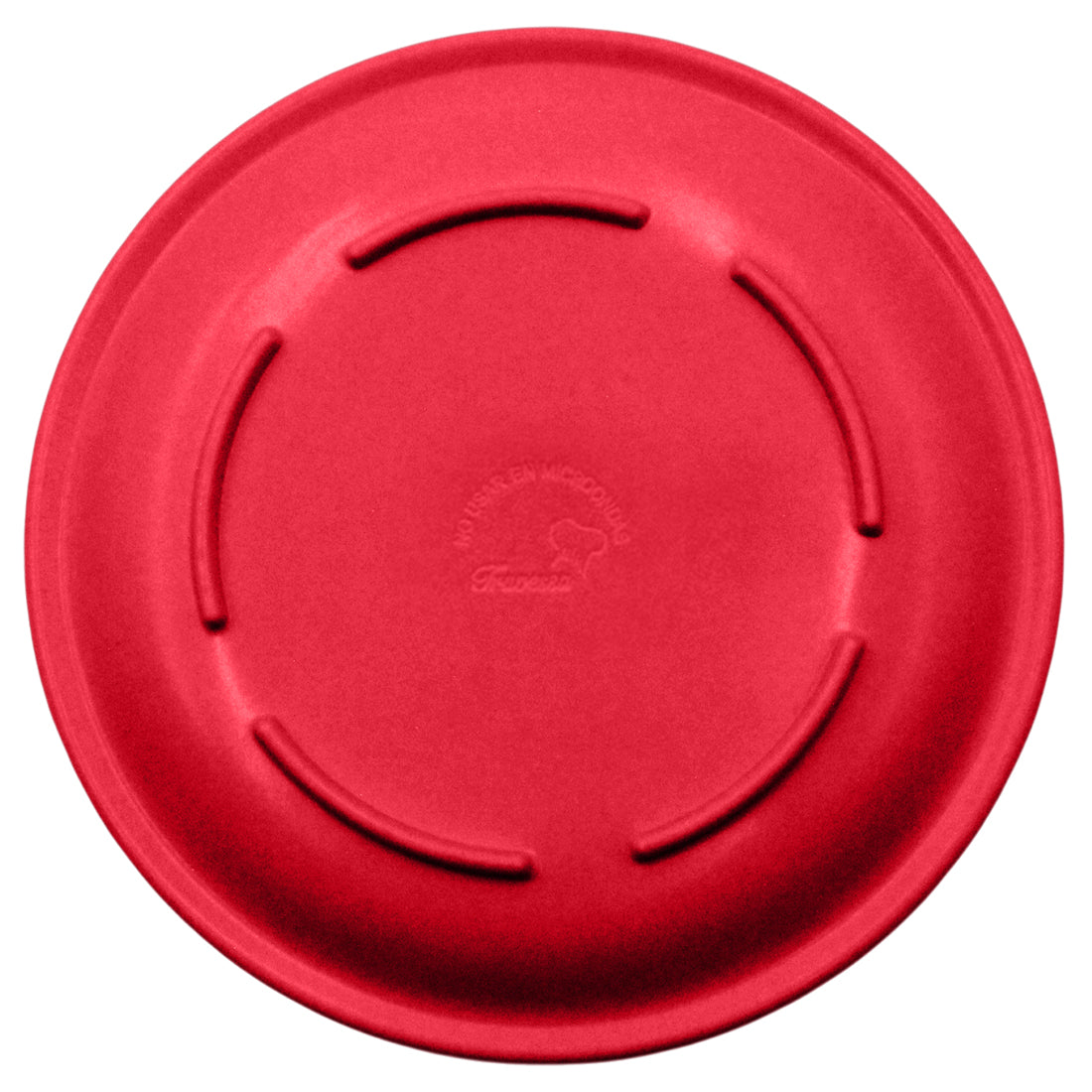 PLATO PASTELERO 6.5" INST. ROJO D016          SKU : 004-016-505