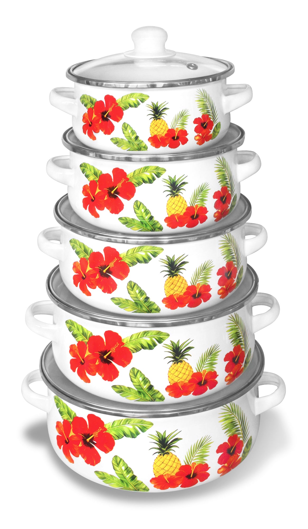SET 5 OLLAS PELT TV16,18,20,22,24CM PIÑAS          SKU : 043-041-003
