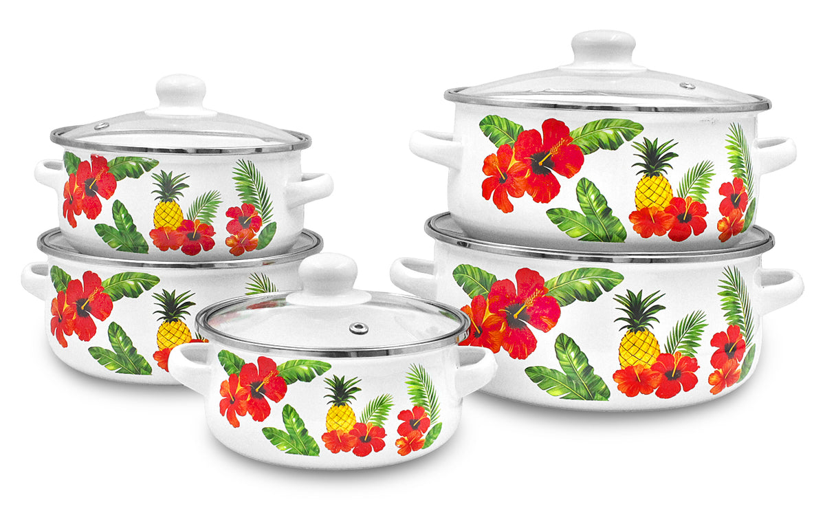 SET 5 OLLAS PELT TV16,18,20,22,24CM PIÑAS          SKU : 043-041-003
