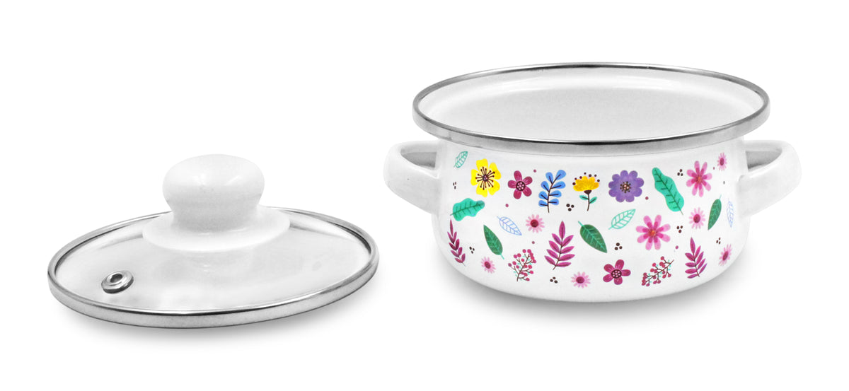 SET 3 OLLAS PELTRE TV 12,14,16CM DECFLORES          SKU : 043-042-003