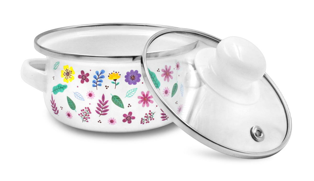 SET 3 OLLAS PELTRE TV 12,14,16CM DECFLORES          SKU : 043-042-003