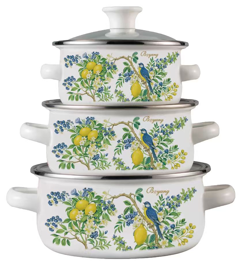 JGO 3 OLLA T/V 12,14,16CM PAJARO AZUL          SKU : 043-046-002