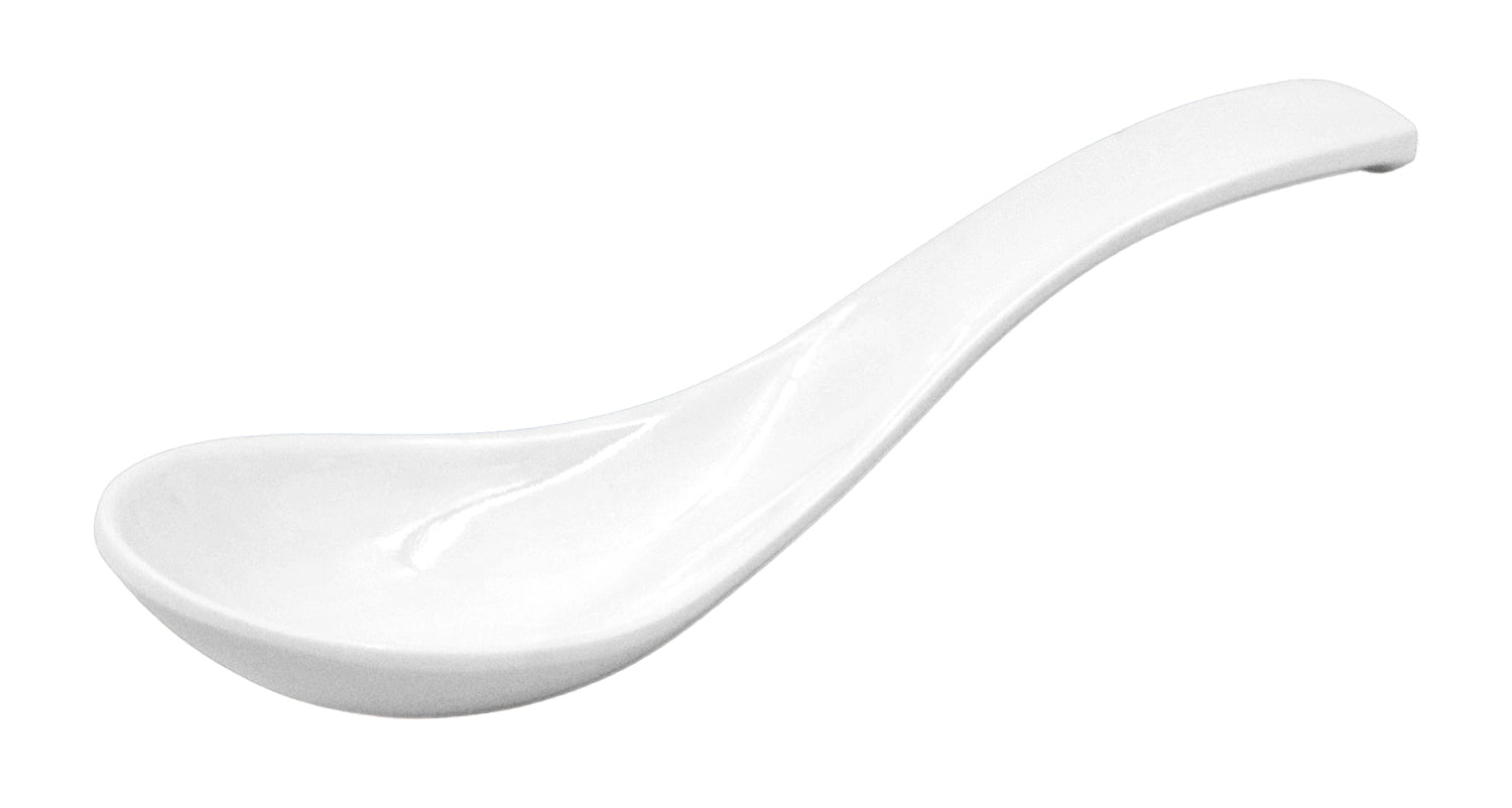 CUCHARA SOPERA 5.5" MELAMINA BLANCA DIAM          SKU : 105-009-033