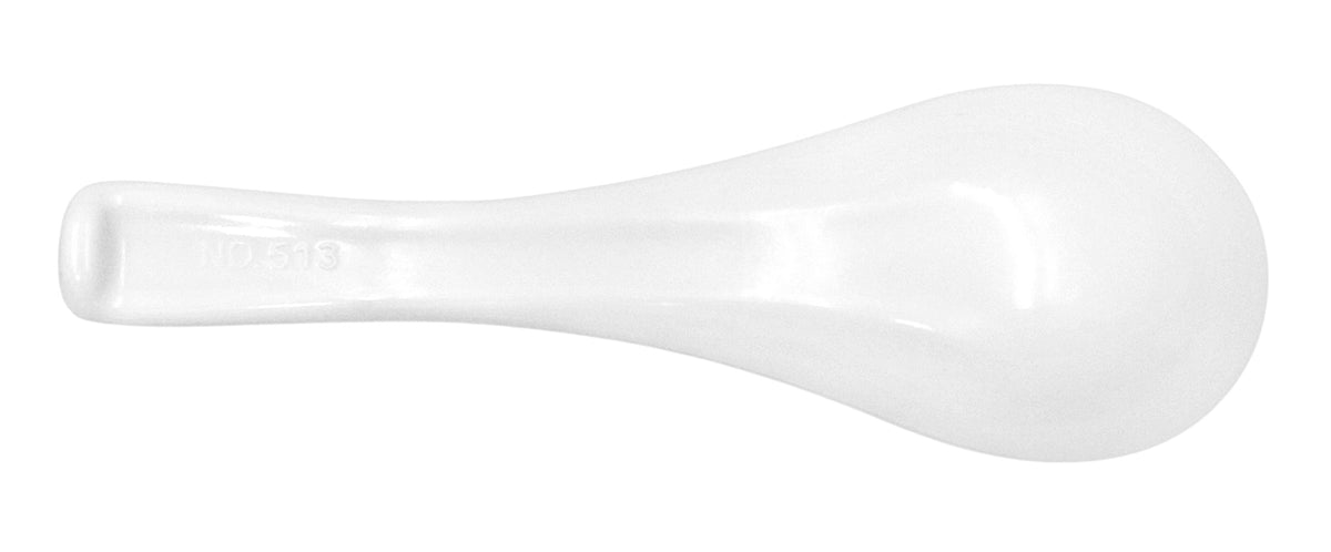 CUCHARA SOPERA 5.5" MELAMINA BLANCA DIAM          SKU : 105-009-033