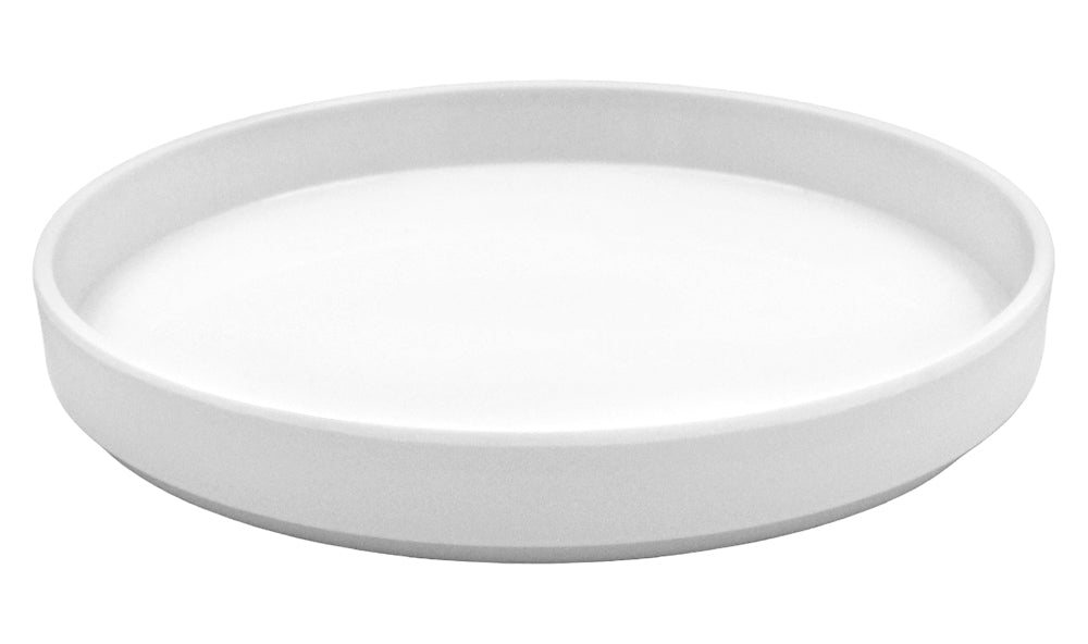 PLATO REDONDO PESTAÑA 20.5CM BLANCA DIAM          SKU : 105-009-165