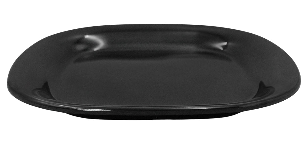 PLATO ENSALADA CUADRADO 10" NGR DIAMANTE     SKU : 105-015-130