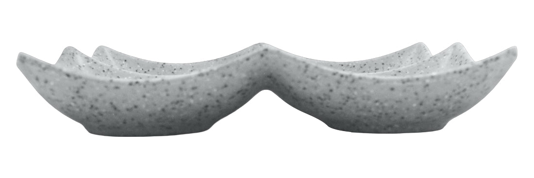 PLATO CUATRO SECC 7" MELA. GRIS DIAM.          SKU : 105-018-166