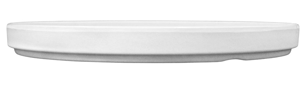 PLATO REDONDO CON PESTAÑA 23CM BCA MATE  SKU : 105-021-023