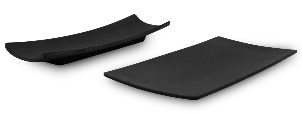 BANDEJA CANOA 31 CM MELAMINA JET BLACK    SKU : 105-051-112