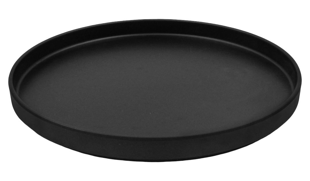 PLATO REDONDO C/PESTAÑA 27CM JET BLACK          SKU : 105-051-163