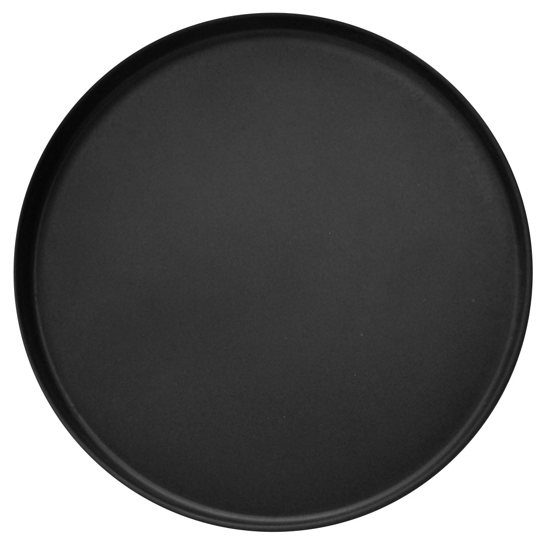PLATO REDONDO C/PESTAÑA 27CM JET BLACK          SKU : 105-051-163