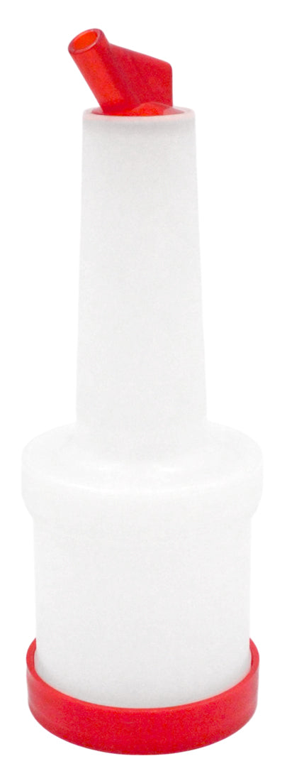 VERTEDOR DE JUGO 1/2L DE PLASTICO, ROJO     SKU : 122-006-003