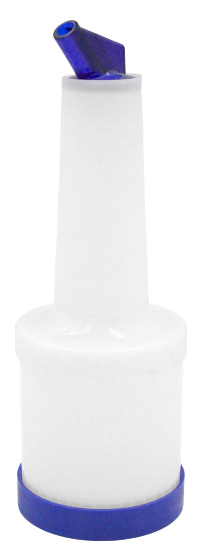 VERTEDOR DE JUGO 1/2L DE PLASTICO, AZUL     SKU : 122-006-007