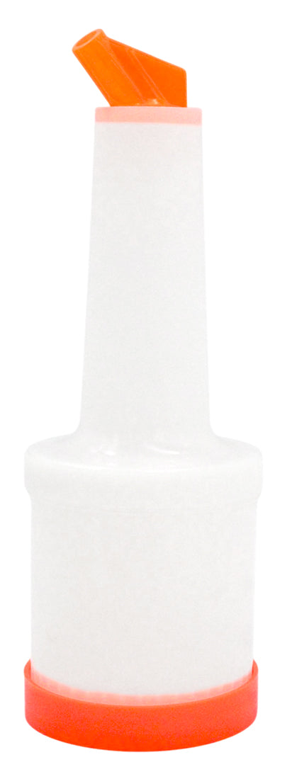 VERTEDOR DE JUGO 1/2L PLASTICO, NARANJA     SKU : 122-006-009