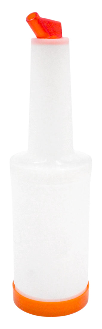VERTEDOR DE JUGO 1L PLASTICO NARANJA    SKU : 122-007-009