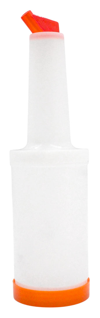 VERTEDOR DE JUGO 1L PLASTICO NARANJA    SKU : 122-007-009