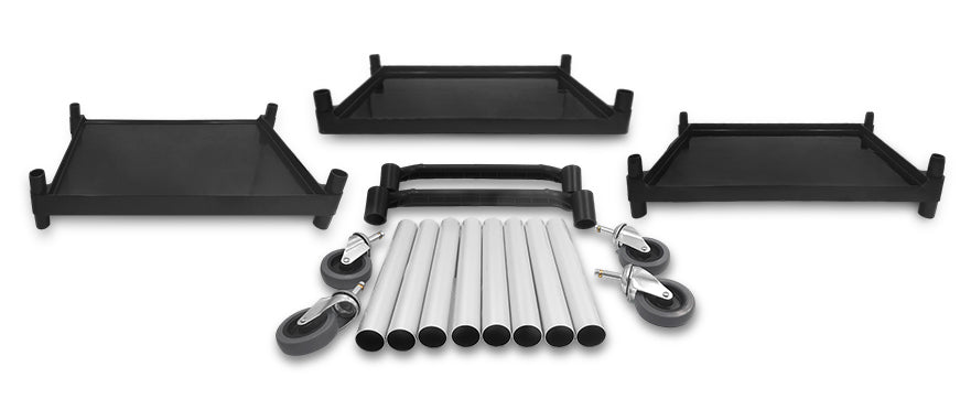 CARRO DE SERVICIO C/RUEDAS PP 80X41.5X88          SKU : 122-020-080