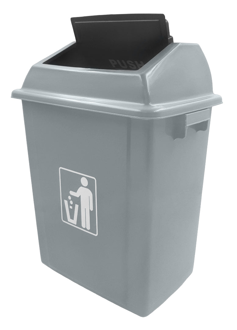 BOTE DE BASURA 20L PP GRIS           SKU : 130-005-020