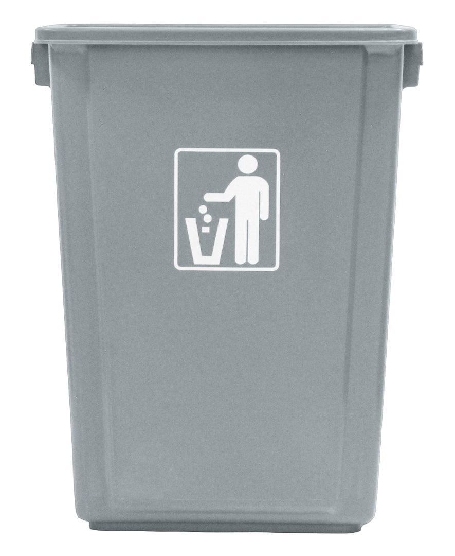 BOTE DE BASURA 58L PP GRIS           SKU : 130-005-058