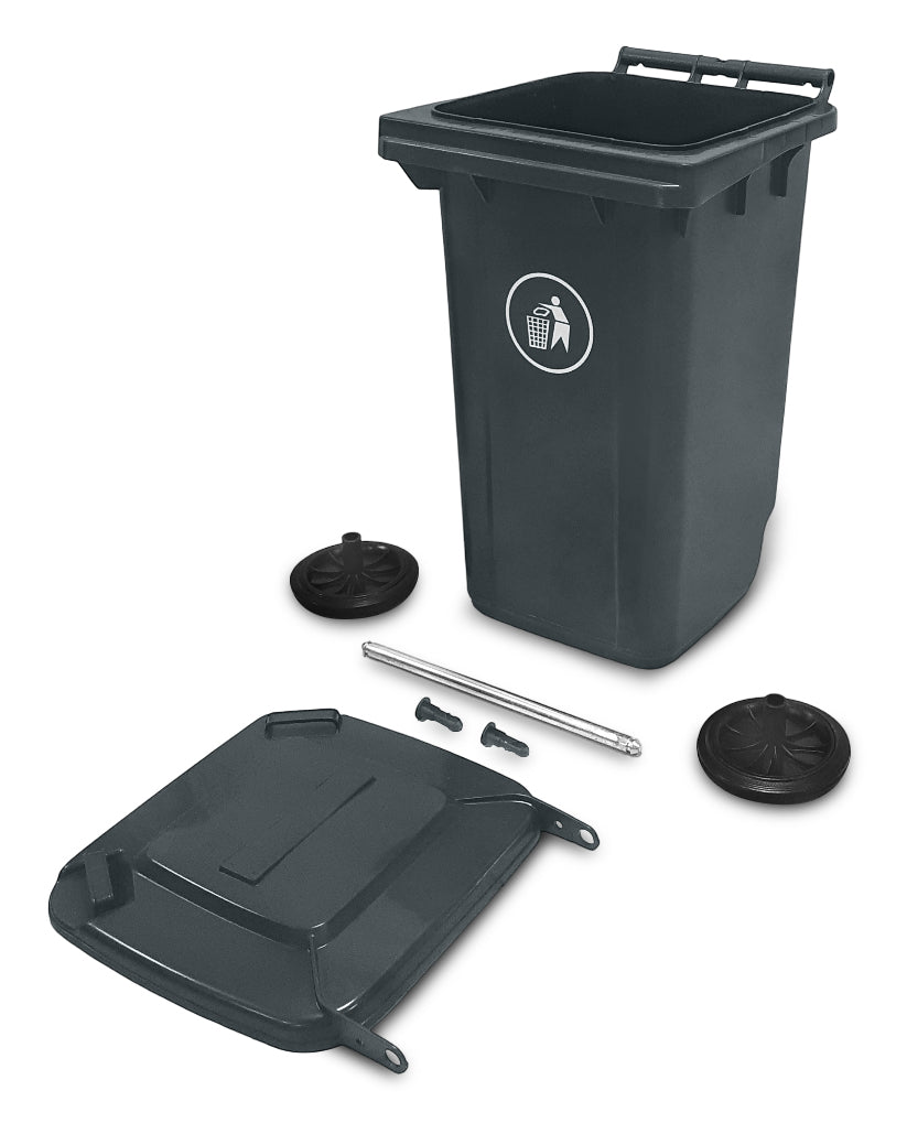 BOTE DE BASURA 100L PP GRIS           SKU : 130-005-100