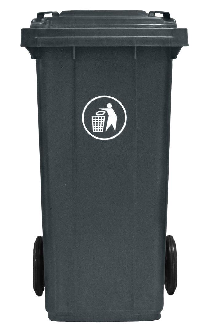 BOTE DE BASURA 120L PP GRIS          SKU : 130-005-120