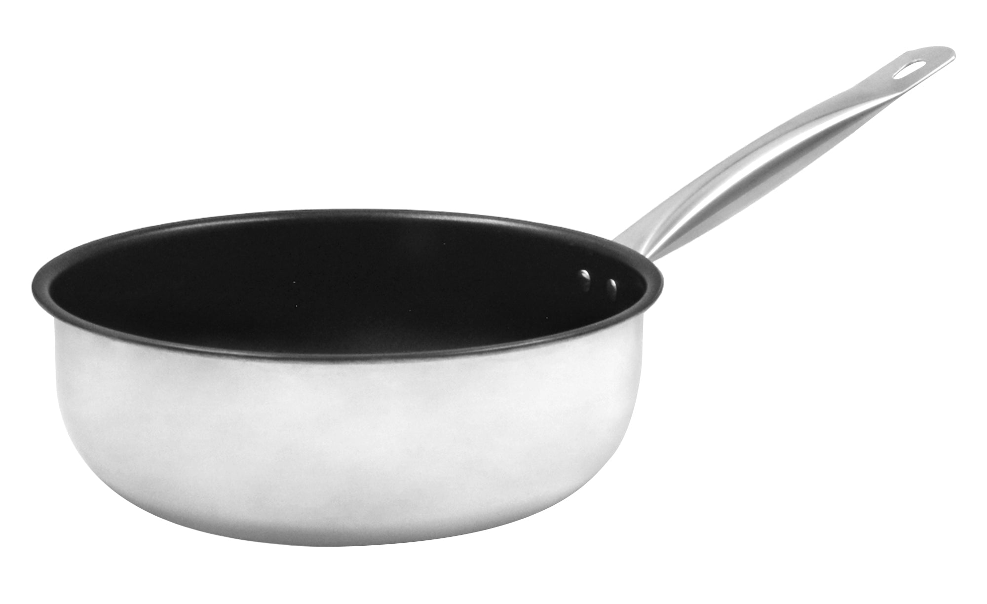 SARTEN INST 26CM AC. INOX, ANTIADHERENTE          SKU : 142-002-126