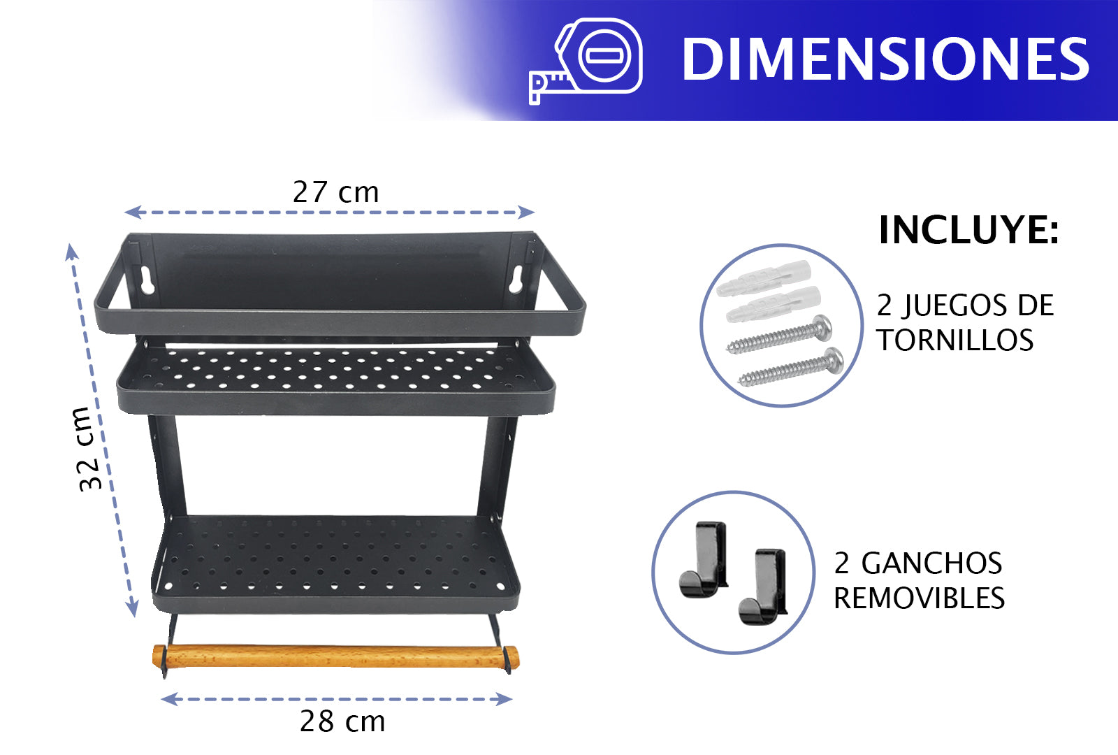 RACK MAGNÉTICO        SKU : 020-002-908