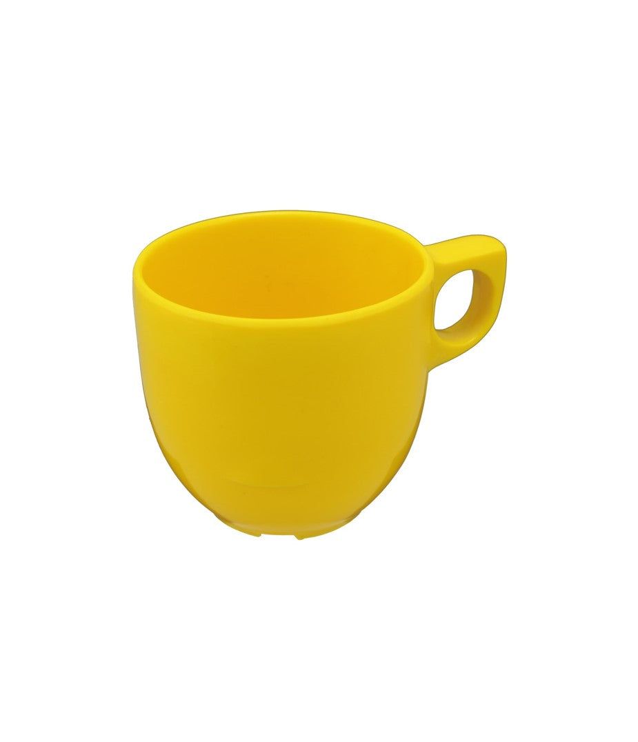 TAZA 8 X7 CM DE MELAMINA AMARILLO     SKU : 004-006-118