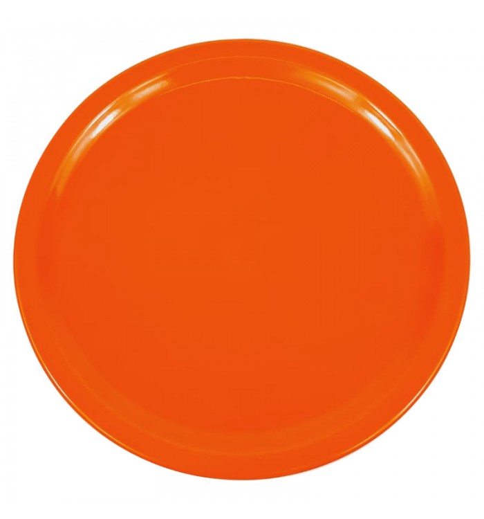 PLATO PASTELERO 7.5" MELAMINA NARANJA     SKU : 004-011-104