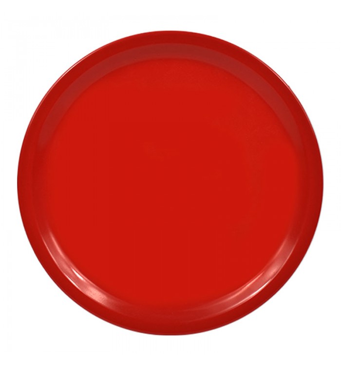 PLATO PASTELERO 7.5" DE MELAMINA ROJO     SKU : 004-016-104