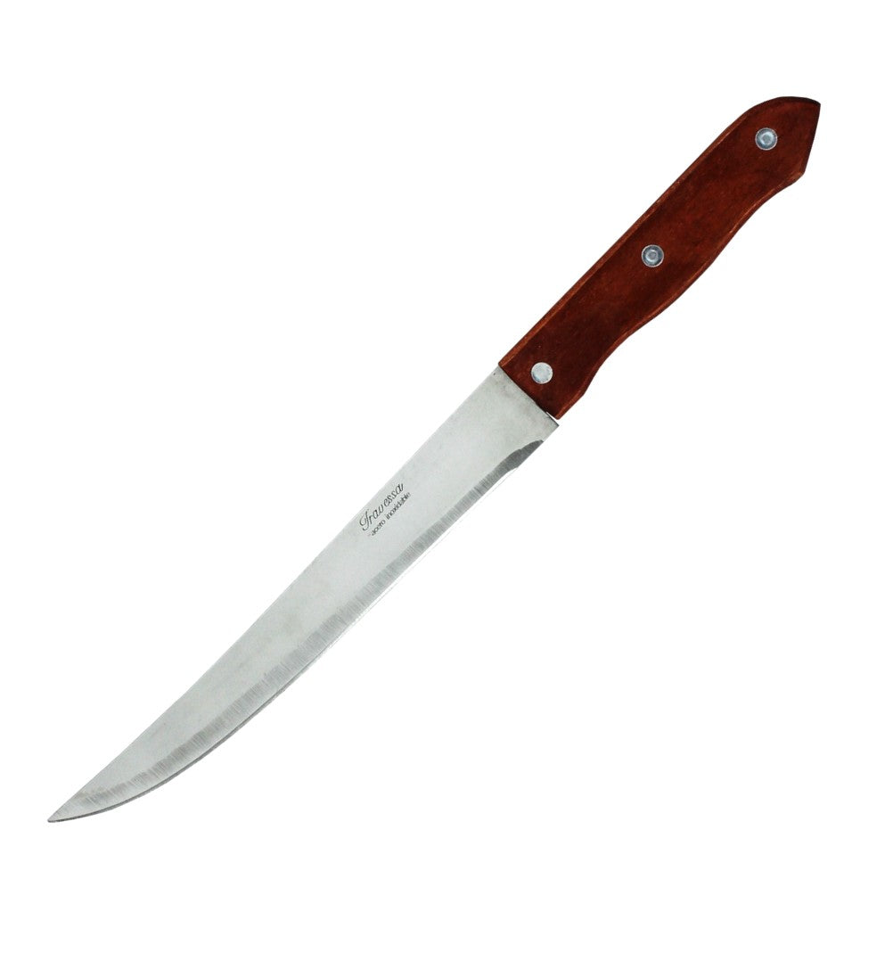 DOCENA CUCHILLO REBANADOR 8" MADERA     SKU : 051-001-009