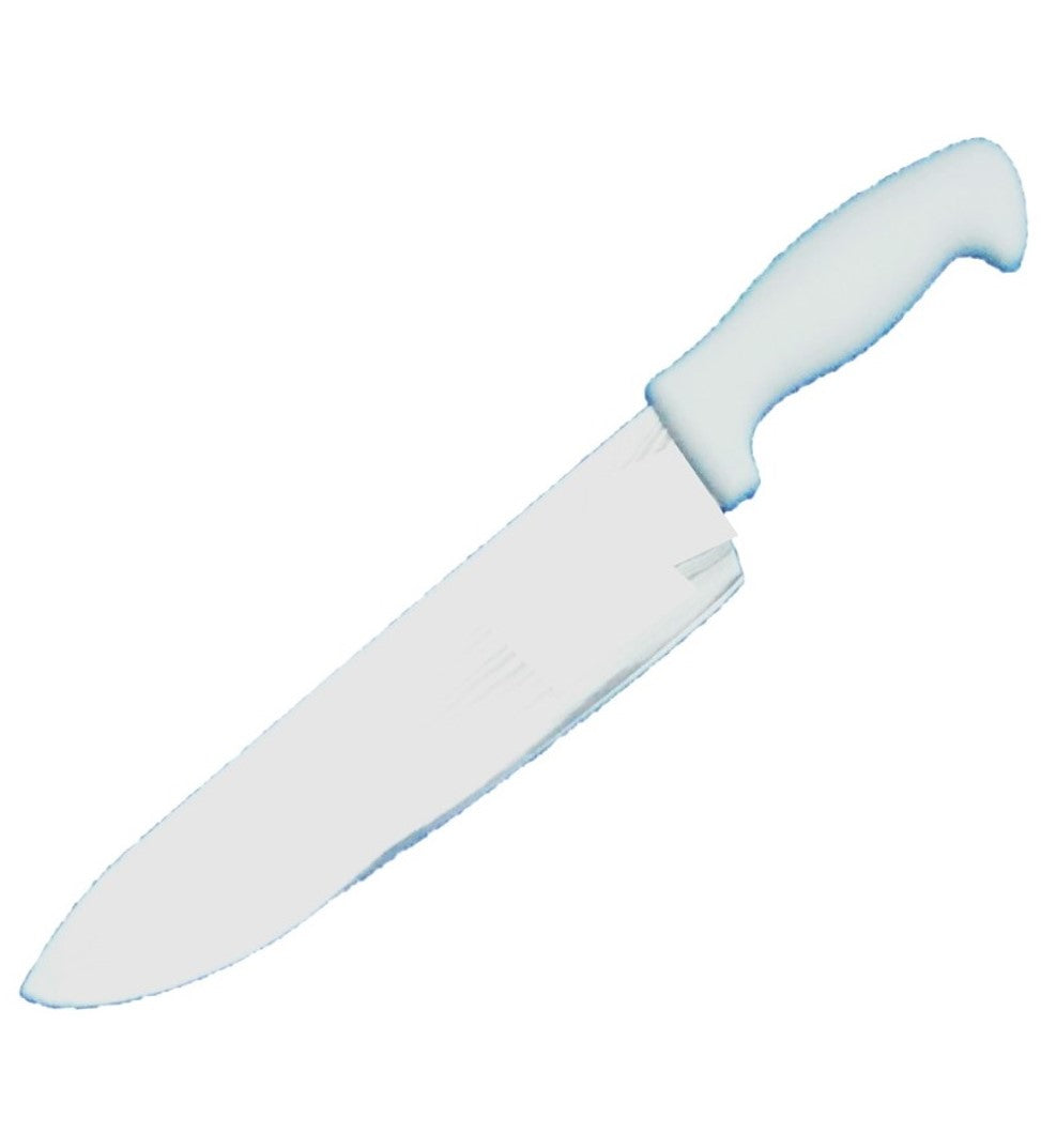 CUCHILLO CHEF 12" BLANCO OBLICUO     SKU : 152-101-112